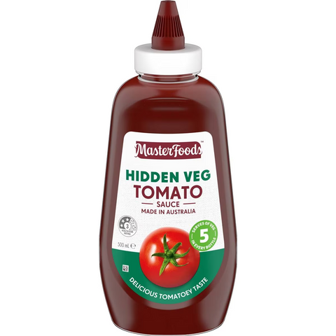 Masterfoods Hidden Vegetable Tomato Sauce 500ml