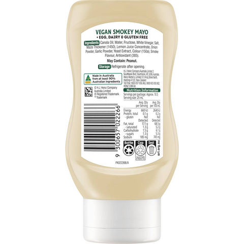 Heinz Vegan Smokey Mayo 270ml