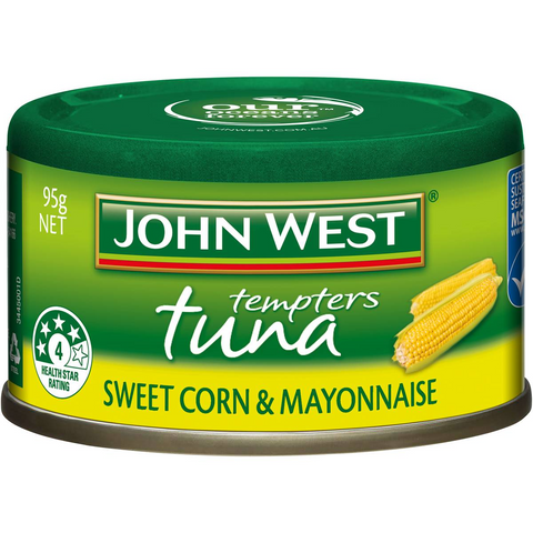 John West Tuna Sweet Corn & Mayonnaise 95g