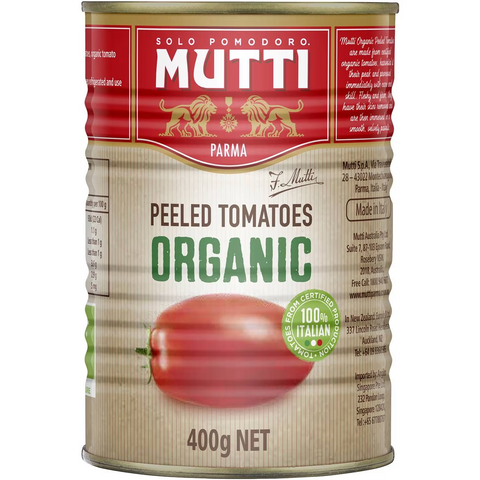 Mutti Parma Organic Peeled Tomatoes 400g