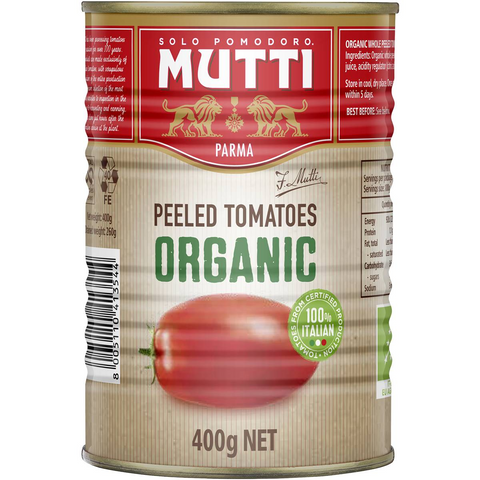 Mutti Parma Organic Peeled Tomatoes 400g