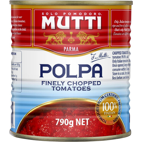 Mutti Parma Polpa Finely Chopped Tomatoes 790g