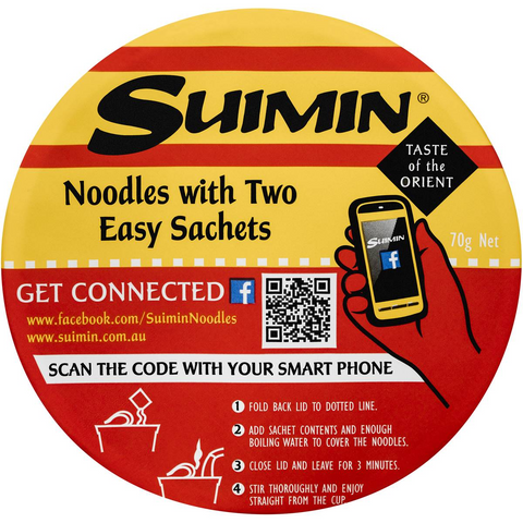 Suimin Chicken & Prawn Noodle Cup 70g