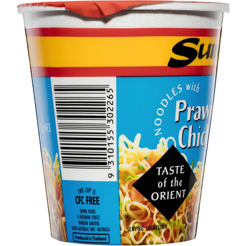 Suimin Chicken & Prawn Noodle Cup 70g