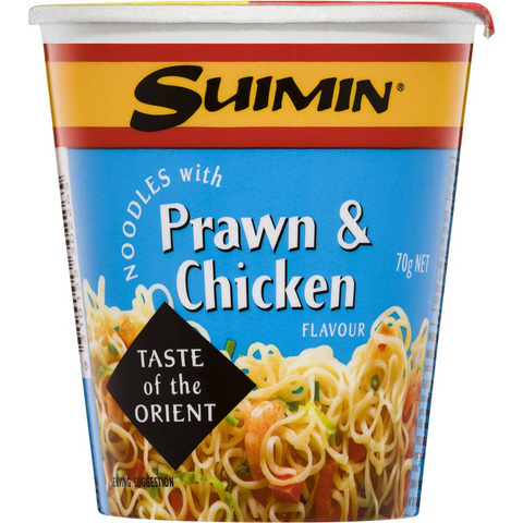 Suimin Chicken & Prawn Noodle Cup 70g