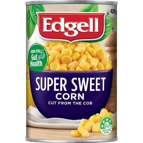 Edgell Super Sweet Corn Kernels Super Sweet 420g