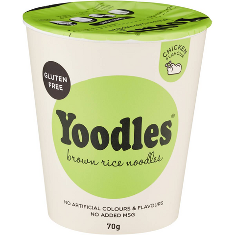 Yoodles Brown Rice Noodles Chicken 70g