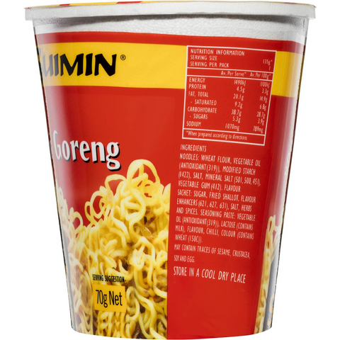 Suimin Mi Goreng Noodle Cup 70g