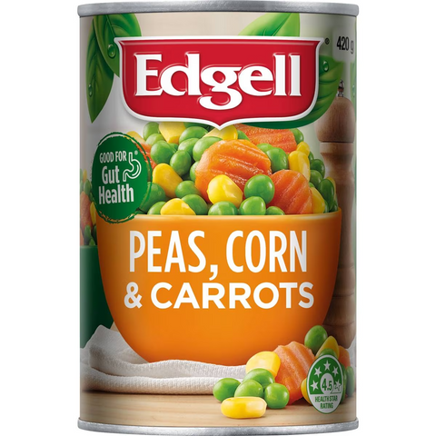 Edgell Peas Corn & Carrots Corn & Carrots 420g