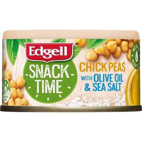 Edgell Snack Time Chickpeas With Olive Oil & Sea Salt 70g