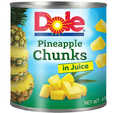 Dole Pineapple Premium Tropical Chunks 432g