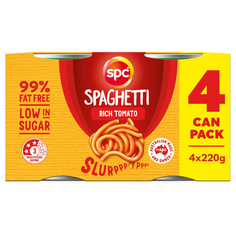 Spc Spaghetti Rich Tomato 4 X 220g