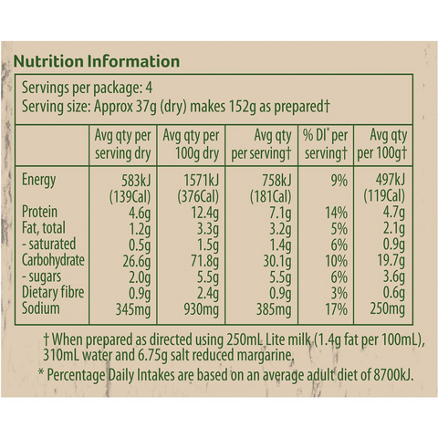 Continental Classics Creamy Pasta Sauce Bacon Carbonara Family Pack 145g