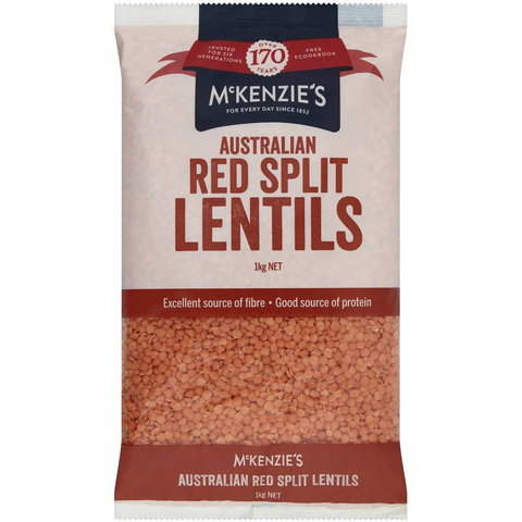 Mckenzie's Red Lentils 1kg