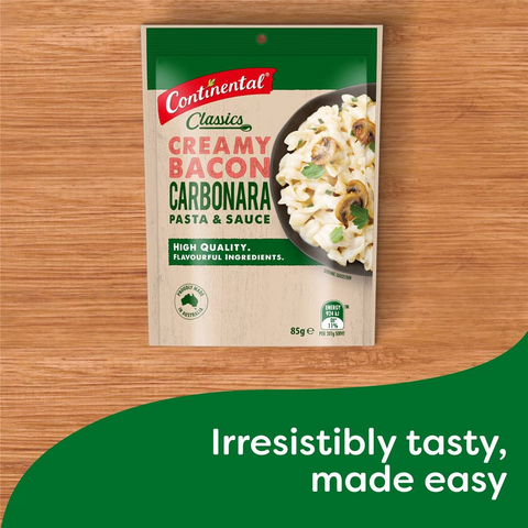 Continental Classics Pasta & Sauce Creamy Bacon Carbonara 85g