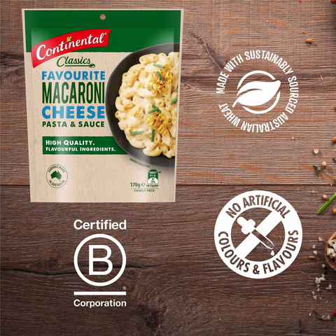 Continental Classics Pasta & Sauce Macaroni Cheese Family Pack 170g