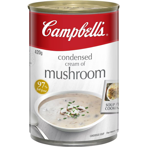 Campbell's Condensed Soup Cream Of Mushroom 420g