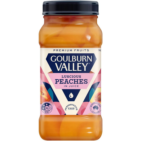 Goulburn Valley Peaches In Juice 700g