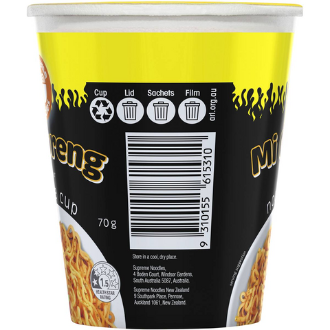 Supreme Noodles Mi Goreng Noodle Cup 70g