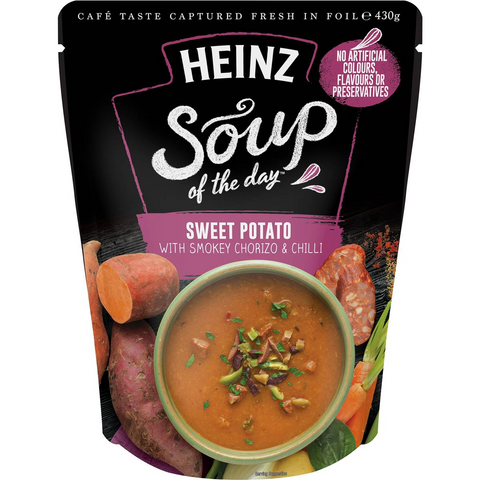 Heinz Soup Of The Day Sweet Potato W/ Smokey Chorizo 430g