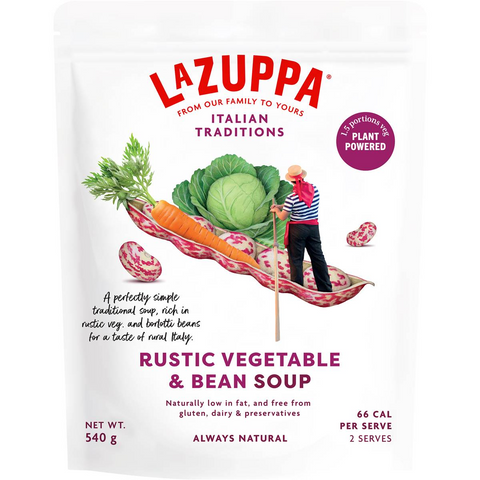 La Zuppa Soup Pouch Rustic Vegetable 540g