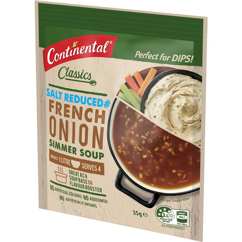 Continental French Onion Salt Reduced Simmer Soup 35g