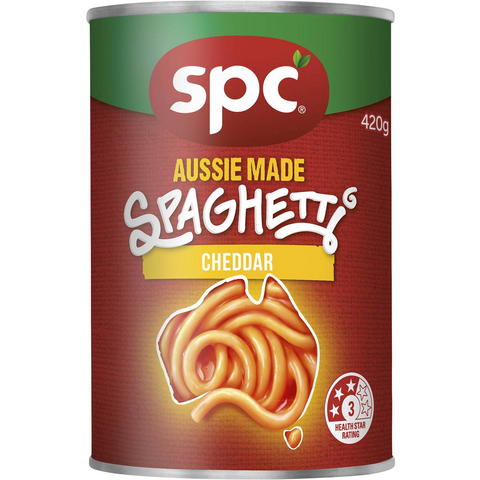 Spc Spaghetti Cheesy Cheddar 420g