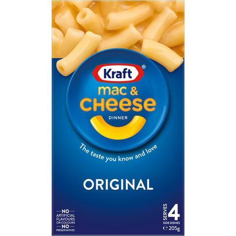 Kraft Mac & Cheese Macaroni Pasta Original 205g