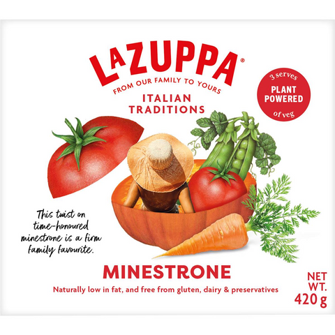 La Zuppa Microwave Soup Minestrone 420g