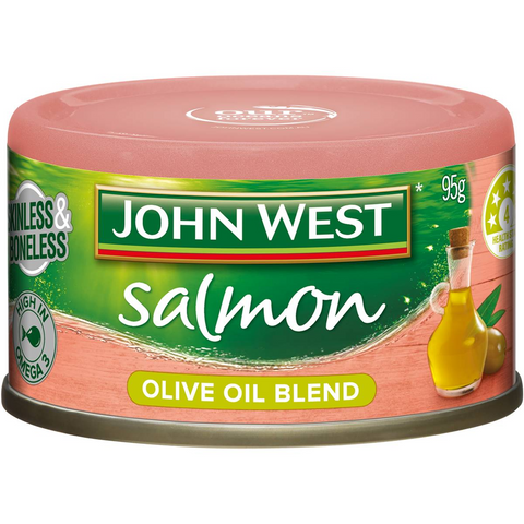 John West Skinless & Boneless Salmon In Olive Oil 95g