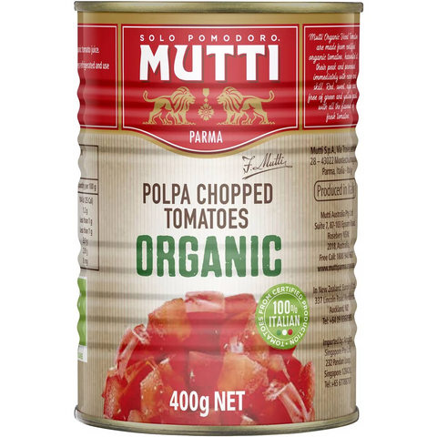 Mutti Polpa Chopped Tomatoes Organic 400g