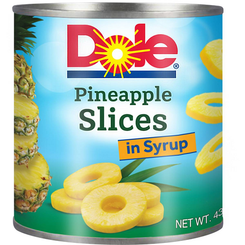 Dole Premium Pineapple Slices In Syrup 439g