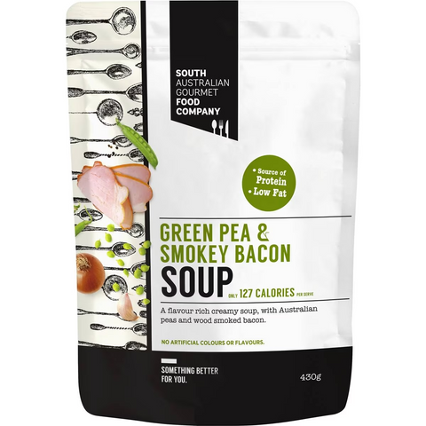 Sa Gourmet Food Co Garden Pea & Smokey Bacon Soup 430g