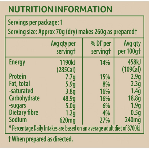 Continental Snack Pot Cheese & Bacon Pasta Serves 1 70g