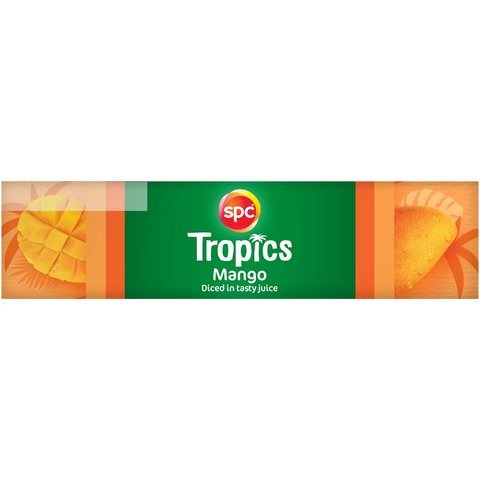 Spc Tropics Mangoes In Juice Fruit Cups 4 X 120g