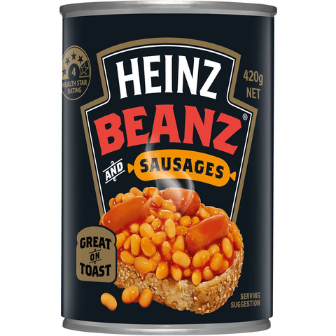 Heinz Beanz Baked Beans And Sausages 420g