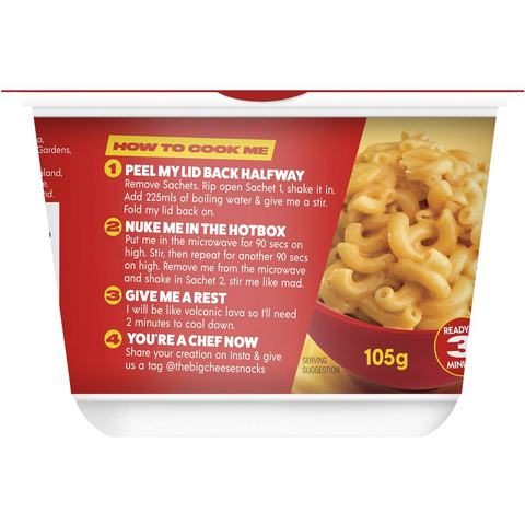 The Big Cheese Extra Large Mac & Cheese 105g