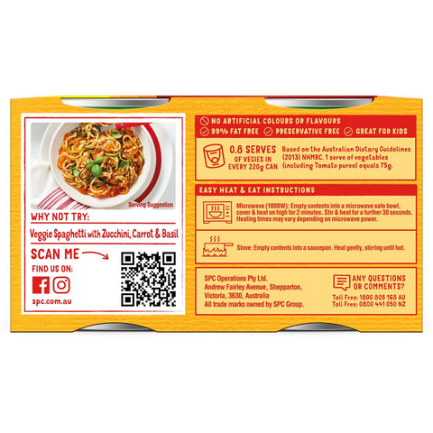 Spc Spaghetti Tomato & Cheese Sauce 220g X 4 Pack