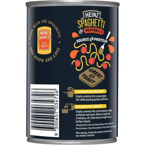 Heinz Spaghetti And Meatballs 420g