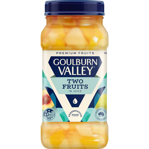 Goulburn Valley Two Fruits In Juice 700g