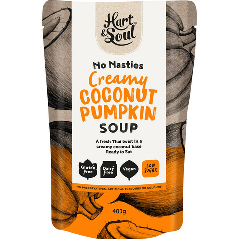 Hart & Soul Coconut Pumpkin Soup Pouch 400g