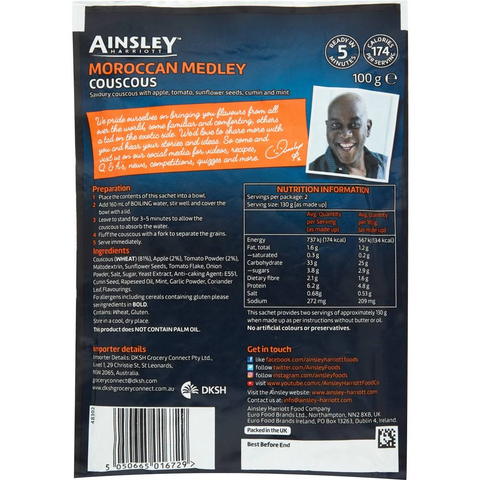 Ainsley Harriott Couscous Moroccan Medley 100g