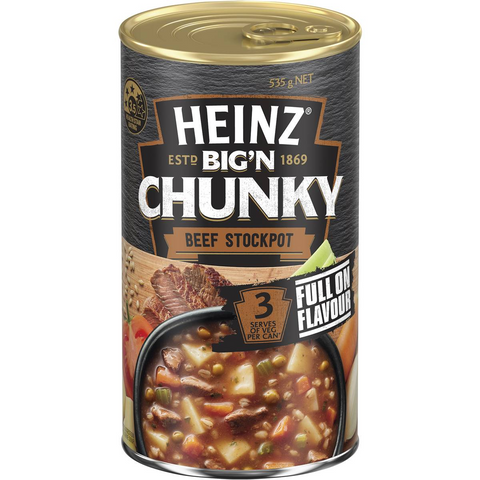 Heinz Big N Chunky Beef Stockpot Soup 535g