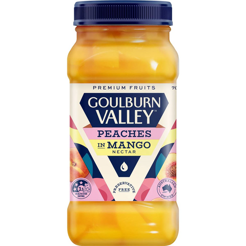 Goulburn Valley Peaches In Mango Nectar 700g