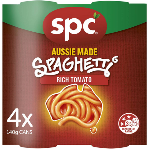 Spc Spaghetti Rich Tomato 140g X 4 Pack