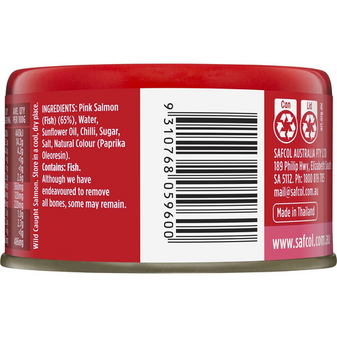 Safcol Salmon Mild Red Chilli 95g