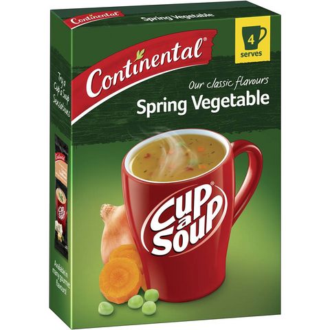 Continental Cup A Soup Classic Spring Vegetable 4 Pack