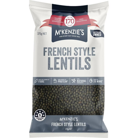 Mckenzie's French Style Lentils 375g