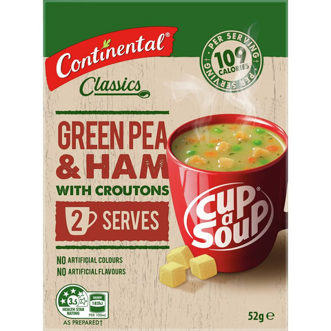 Continental Cup A Soup Hearty Pea & Ham 2 Pack