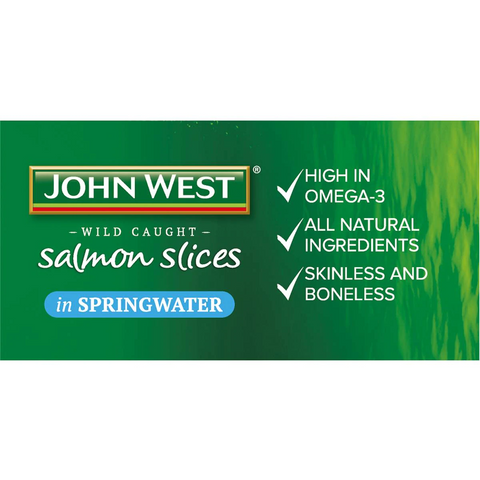 John West Salmon Slices In Springwater 125g